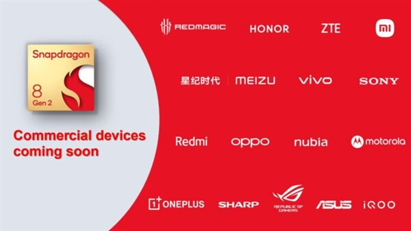 骁龙8 Gen2首发手机厂商公布：小米、魅族、荣耀等都来了
